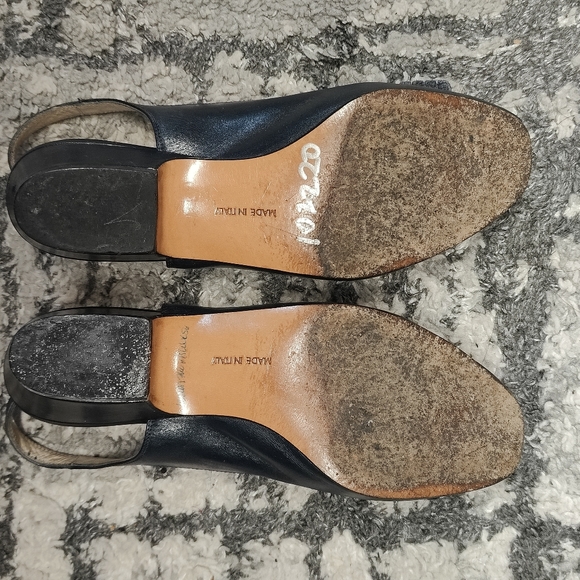 Salvatore Farragamo sling back wedge size 5 - Picture 4 of 7